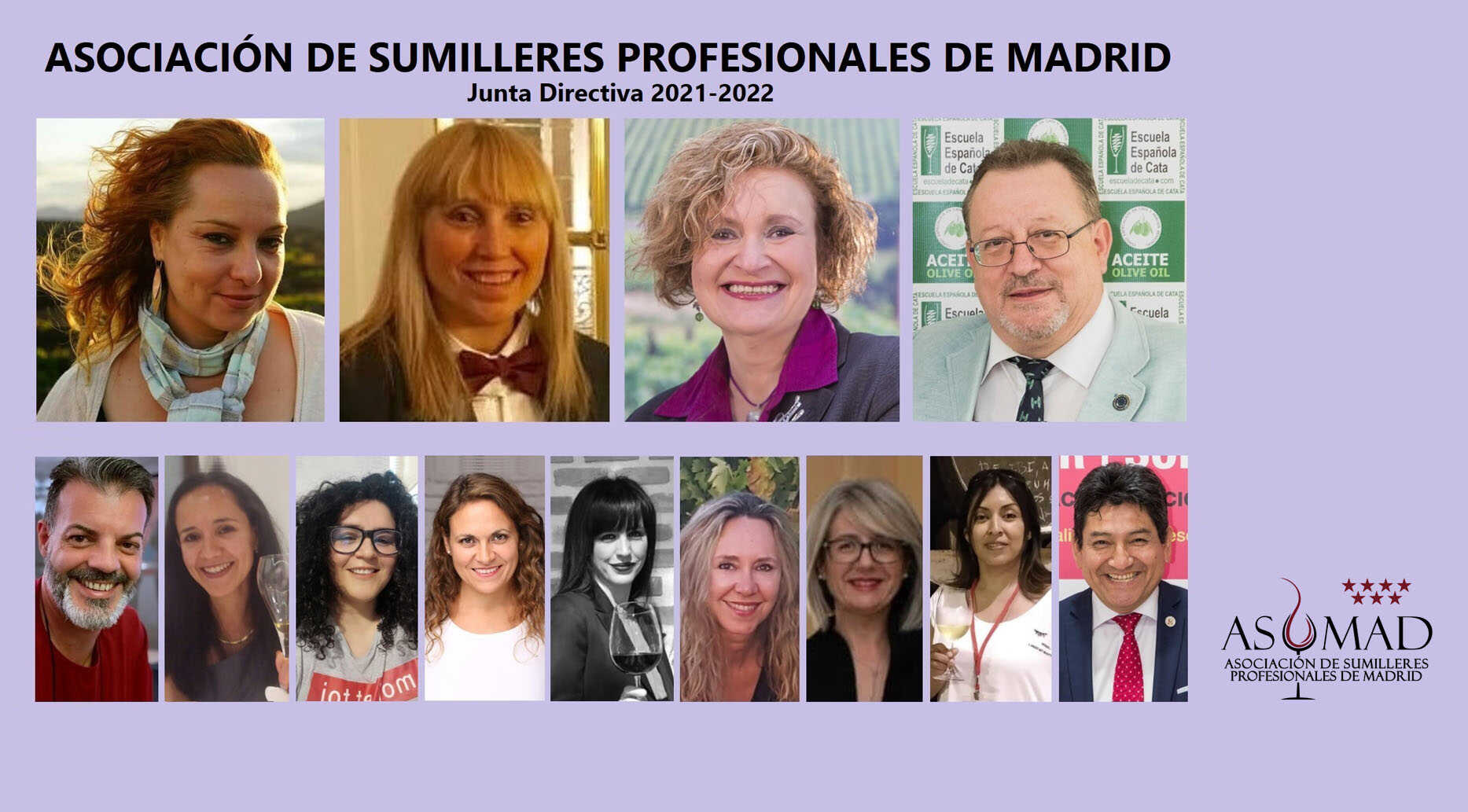 La Asociación de Sumilleres Profesionales MADRID-ASUMAD renueva su Junta Directiva